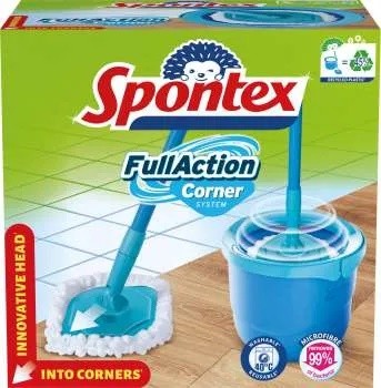 Spontex Full Action Corner úklidový set NOVINKA - Úklidové a ochranné pomůcky Mopy sety